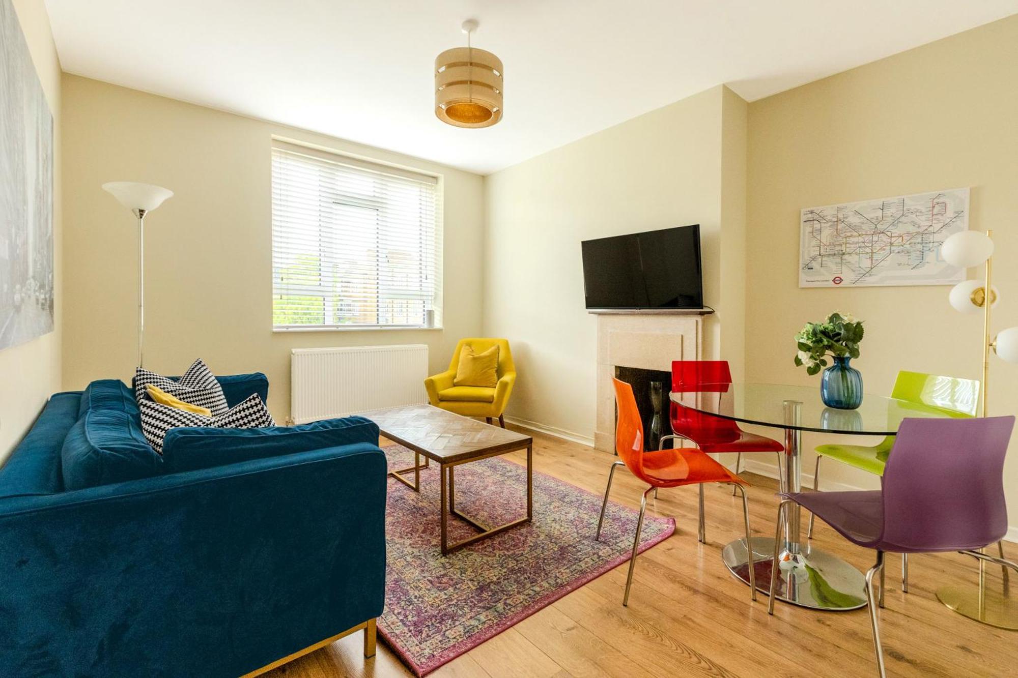 Bright Modern 1 Bedroom Flat, 5 Min To Vauxhall St London Kültér fotó